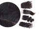 बाउंसी ब्लैक 100 मानव बाल फीता फ्रंट क्लोजर नॉट्स या जूस के बिना लंबे समय तक चल रहा है आपूर्तिकर्ता
