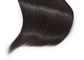 कोई बुरा गंध पेरूवियन सीधे बाल बुनाई एक छोटे भूरे रंग के साथ 100% अनप्रचारित काला आपूर्तिकर्ता