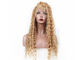 9 ए लम्बी घुंघराले मानव बाल फीता फ्रंट विग स्वस्थ किसी भी रंग और लोहेदार रंगा जा सकता है आपूर्तिकर्ता